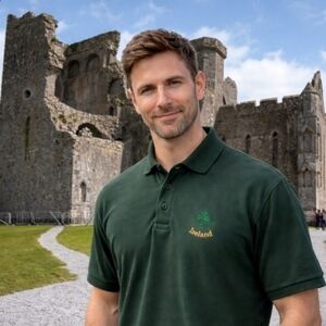 IRELAND Embroidered Logo Golf Polo